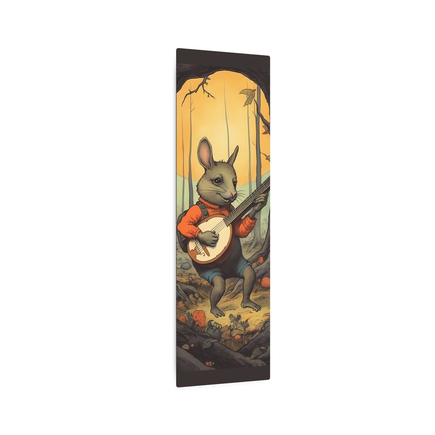 Metal Art — Whimsical Rabbit Banjo Wall Art - The Art Hub