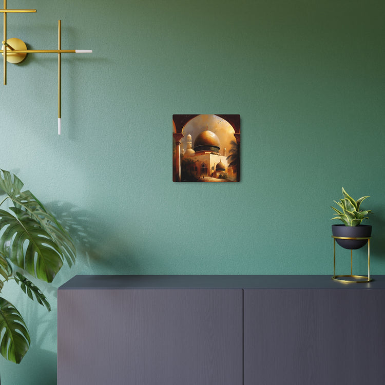 Metal Art Golden Mosque Dome Wall Art (Islamic Architecture Decor) - The Art Hub