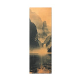 Chinese Landscape Art - Moody Mountain Lake Landscape Art - The Art Hub