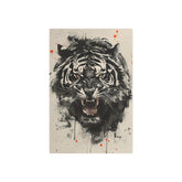 Roaring Tiger Metal Art Sign Fierce Wall Decor for Home, Office & Garage - The Art Hub