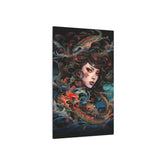 Dragon Maiden Metal Art — Asian Fantasy Portrait Wall Decor - The Art Hub