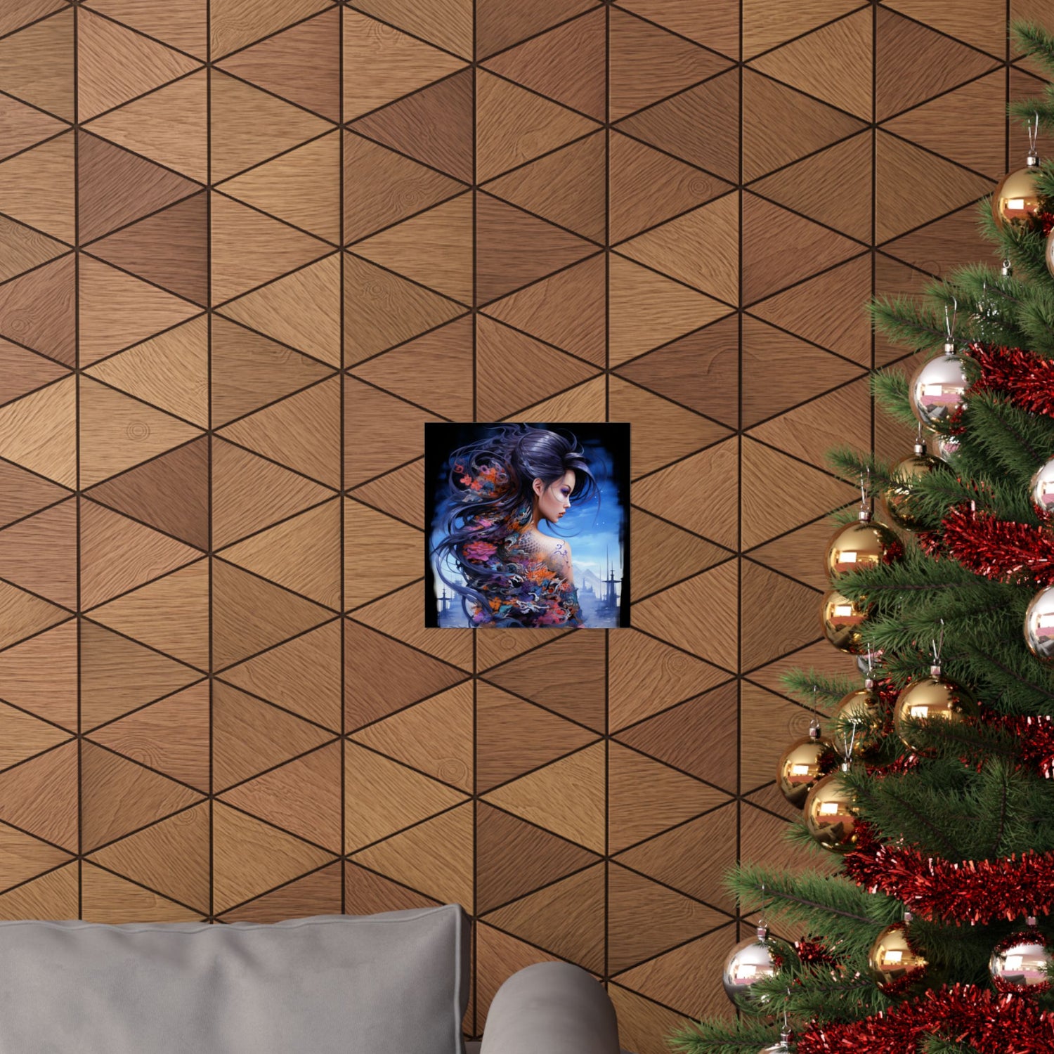 Fantasy Vertical Poster — Minimal Modern Wall Art - The Art Hub