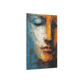 Abstract Face Metal Art Modern Textured Wall Decor - The Art Hub