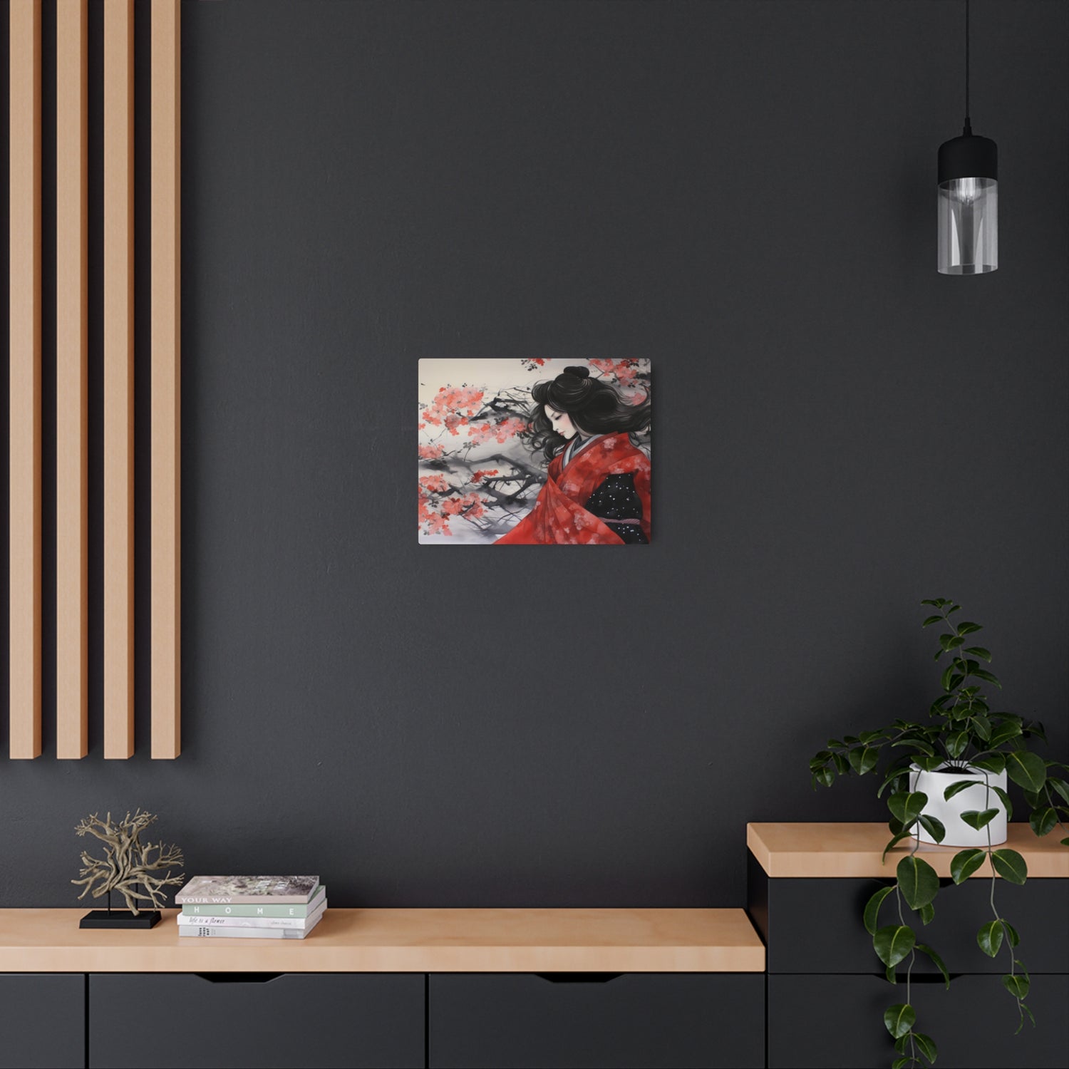 Metal Art Sakura Geisha Wall Decor - The Art Hub