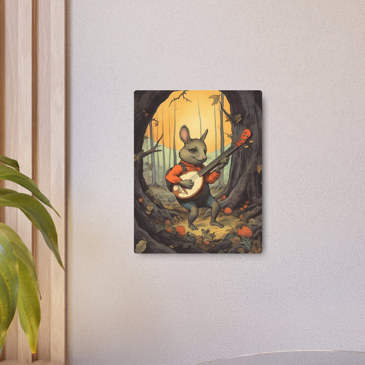 Metal Art — Whimsical Rabbit Banjo Wall Art - The Art Hub
