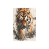Roaring Tiger Metal Art Sign Fierce Wildlife Wall Decor - The Art Hub