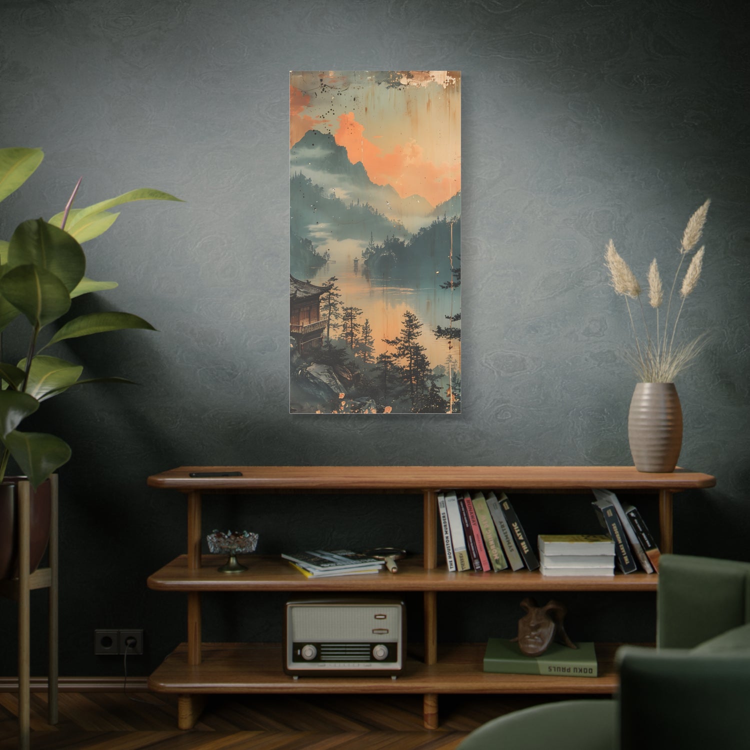 Chinese Landscape Art — Tranquil Mountain Lake Landscape - The Art Hub