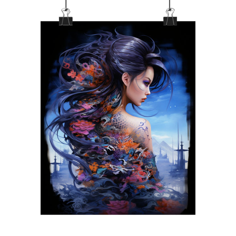 Fantasy Vertical Poster — Minimal Modern Wall Art - The Art Hub