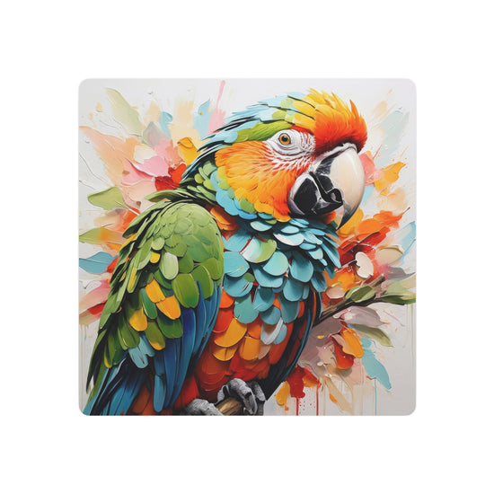 Colorful Parrot Metal Art Tropical Wall Decor - The Art Hub