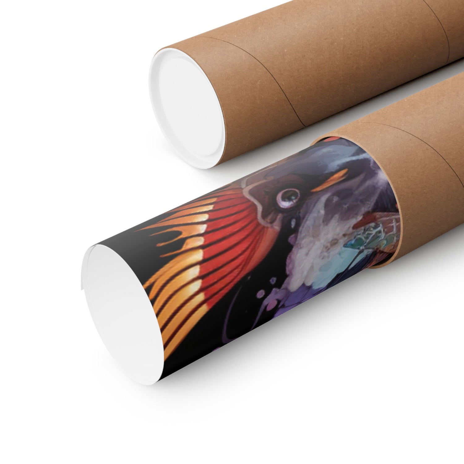 Matte Vertical Poster — Ethereal Floral Woman Art Print - The Art Hub