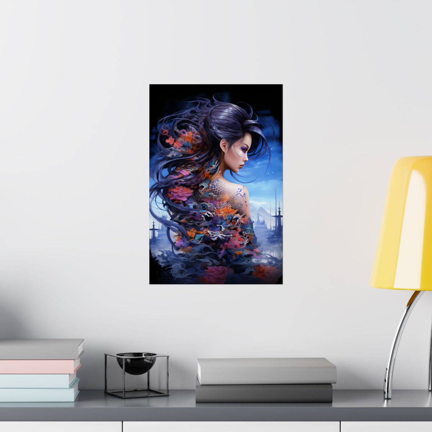 Fantasy Vertical Poster — Minimal Modern Wall Art - The Art Hub