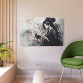 Metal Art Elegant Geisha & Cat Wall Decor - The Art Hub