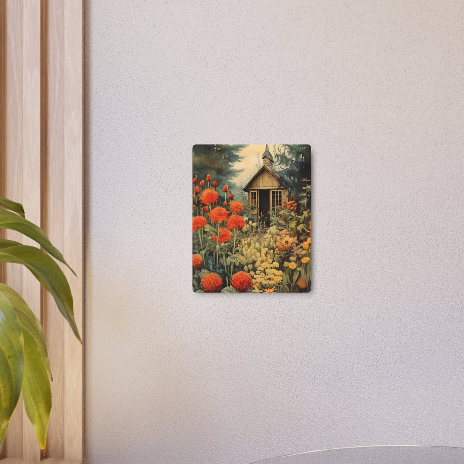 Cottage Garden Metal Art — Vintage Floral Outdoor Wall Decor - The Art Hub