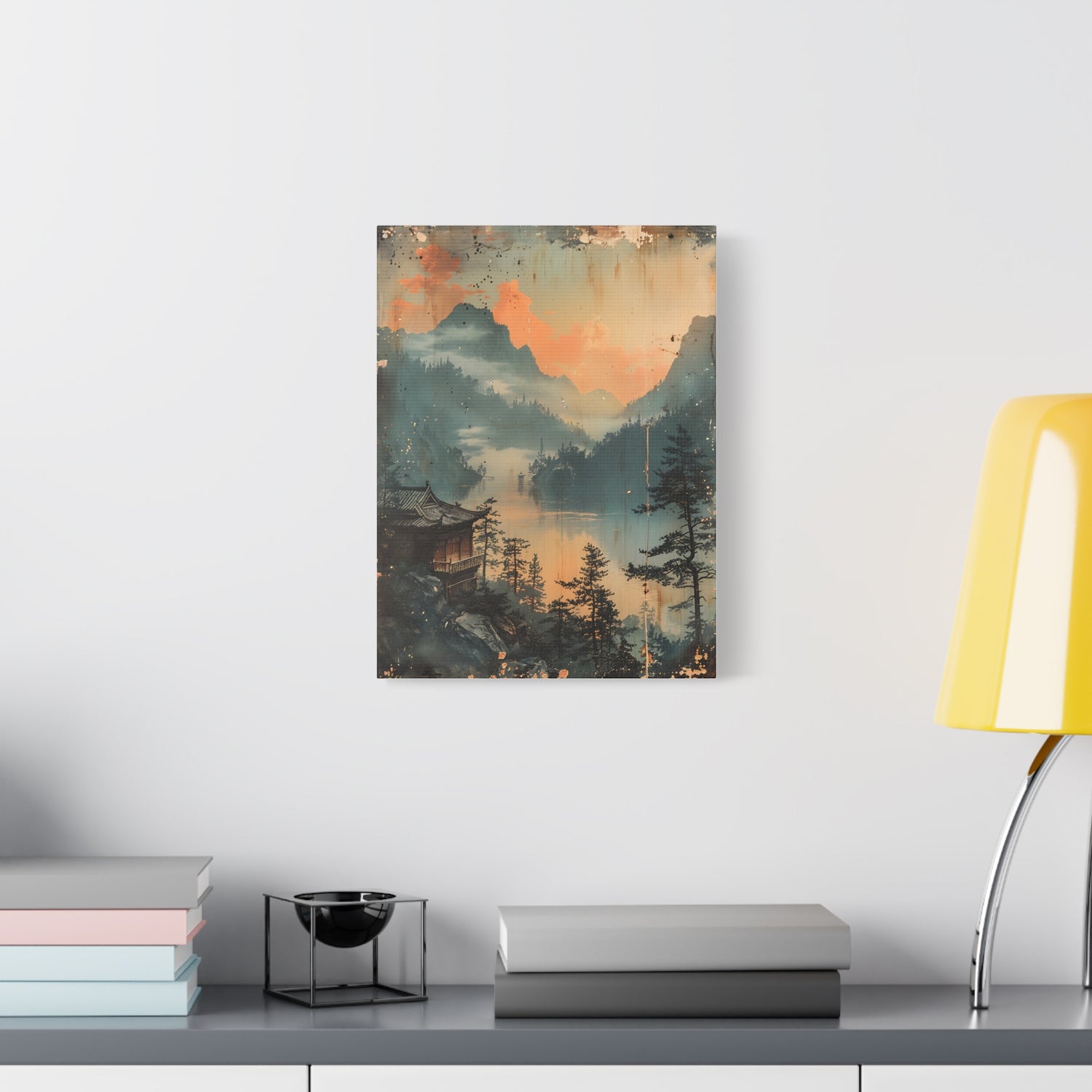 Chinese Landscape Art — Tranquil Mountain Lake Landscape - The Art Hub