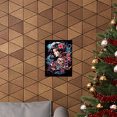 Matte Vertical Poster — Ethereal Floral Woman Art Print - The Art Hub