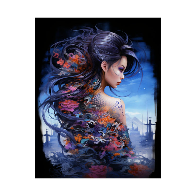 Fantasy Vertical Poster — Minimal Modern Wall Art - The Art Hub