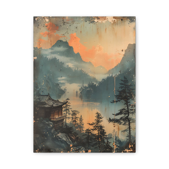 Chinese Landscape Art — Tranquil Mountain Lake Landscape - The Art Hub