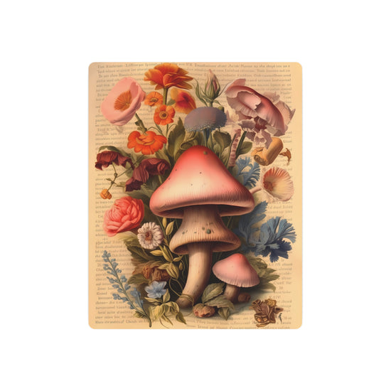 Vintage Mushroom Metal Art — Botanical Fungi Wall Decor - The Art Hub