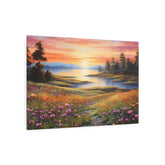 Metal ArtSunset Meadow Landscape Wall Art - The Art Hub
