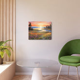 Metal ArtSunset Meadow Landscape Wall Art - The Art Hub