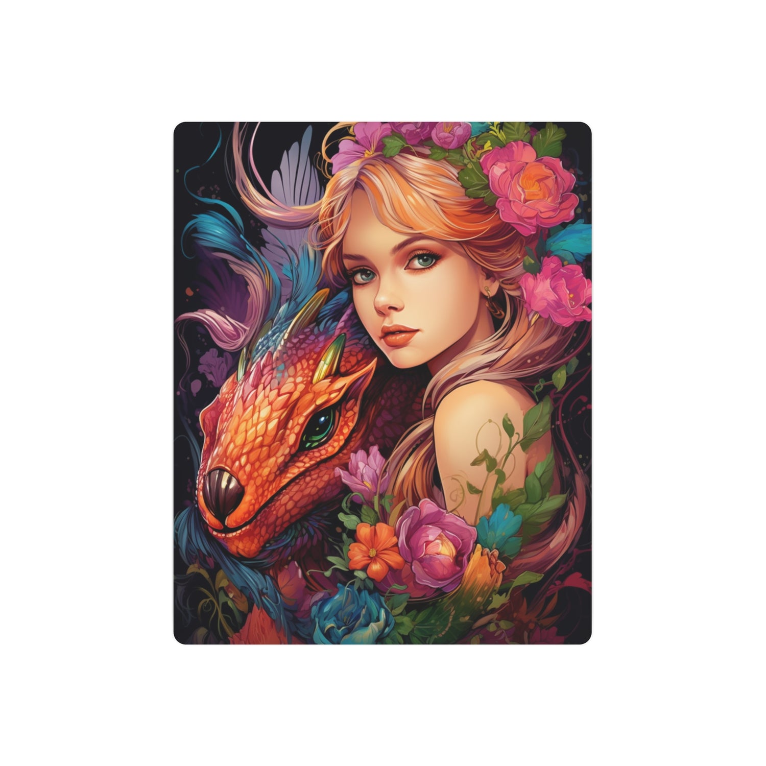 Fantasy Metal Art – Decorative Wall Plaque - The Art Hub