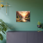 Metal Art Tranquil Sunset River Landscape Wall Decor - The Art Hub