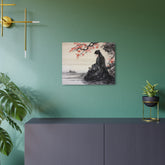 Metal Art Japanese Geisha Landscape Wall Art - The Art Hub