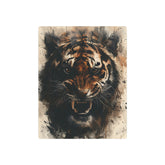 Roaring Tiger Metal Art Sign Fierce Wall Decor for Home, Office & Man Cave - The Art Hub