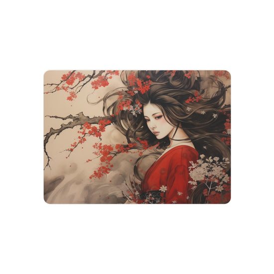 Metal Art Japanese Geisha Cherry Blossom Wall Decor - The Art Hub