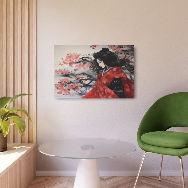 Metal Art Sakura Geisha Wall Decor - The Art Hub