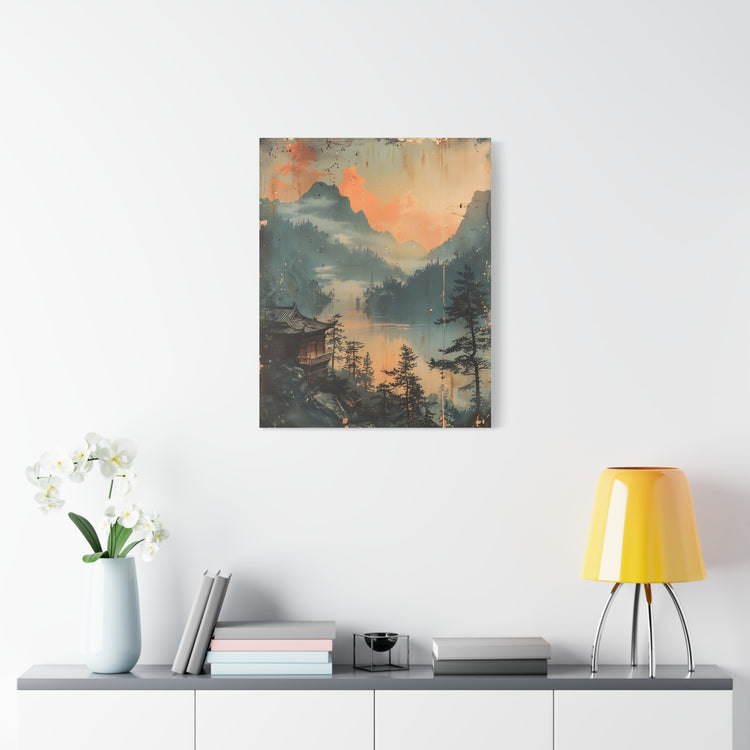 Chinese Landscape Art — Tranquil Mountain Lake Landscape - The Art Hub