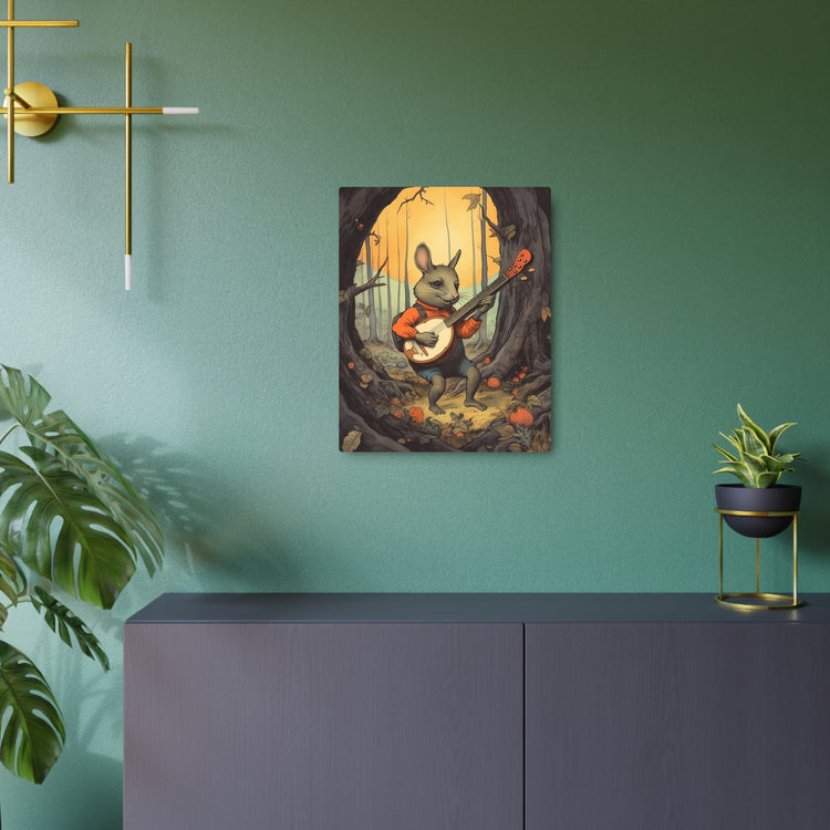 Metal Art — Whimsical Rabbit Banjo Wall Art - The Art Hub