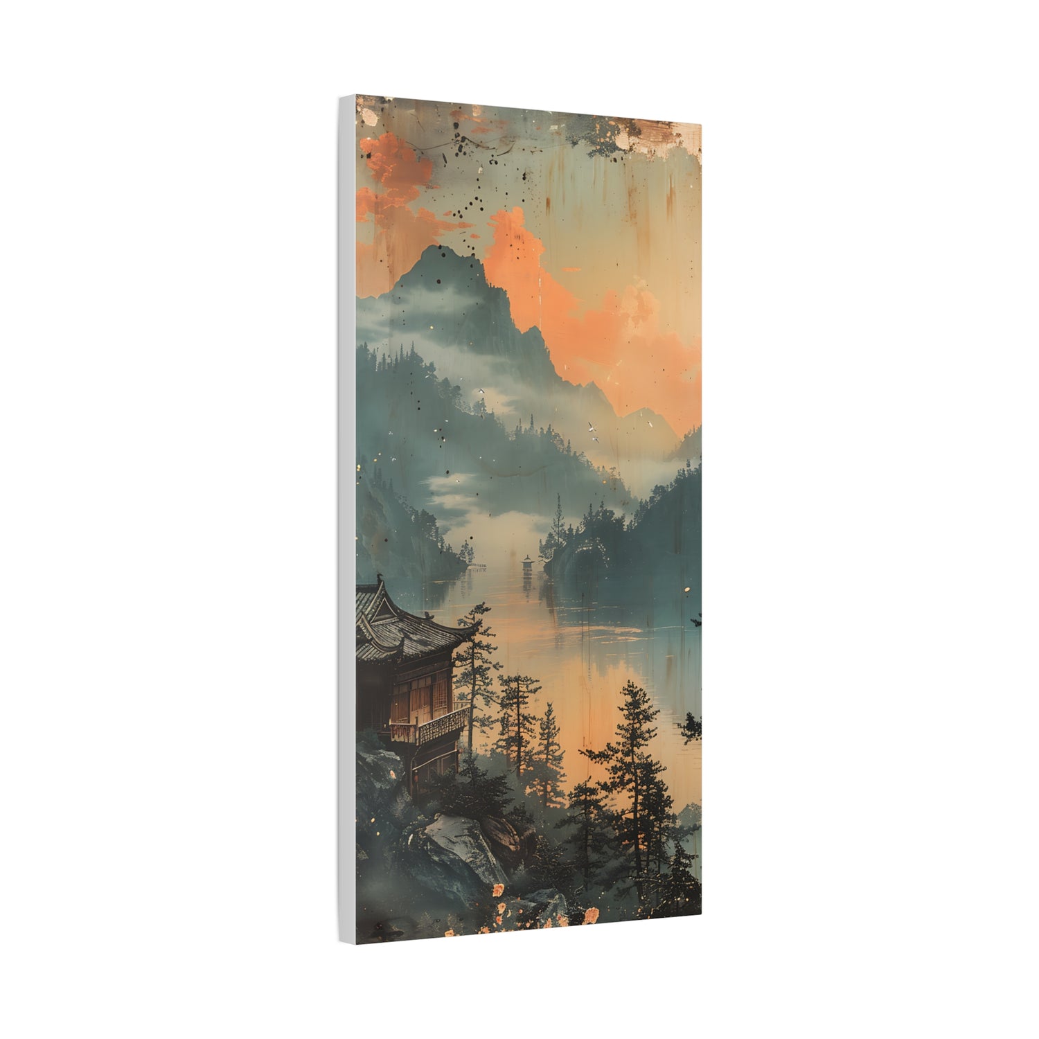 Chinese Landscape Art — Tranquil Mountain Lake Landscape - The Art Hub