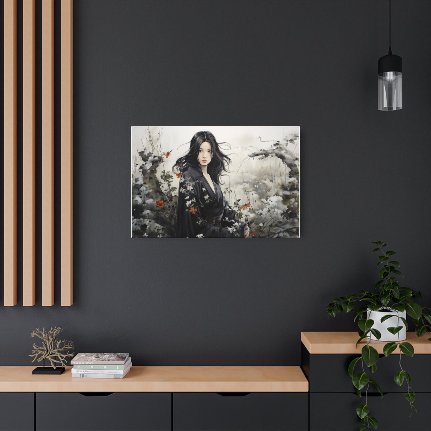 Metal Art Ethereal Geisha Garden Wall Décor - The Art Hub