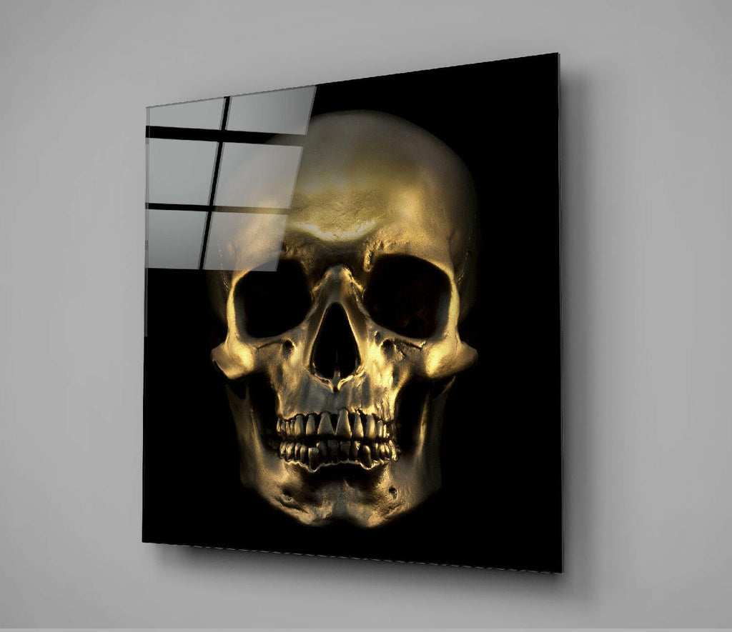 Skull Glass Wall Art