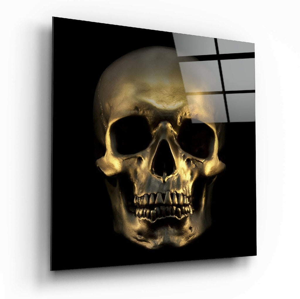 Skull Glass Wall Art