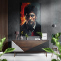 Al Pacino Brushed Aluminum Dibond Wall Art