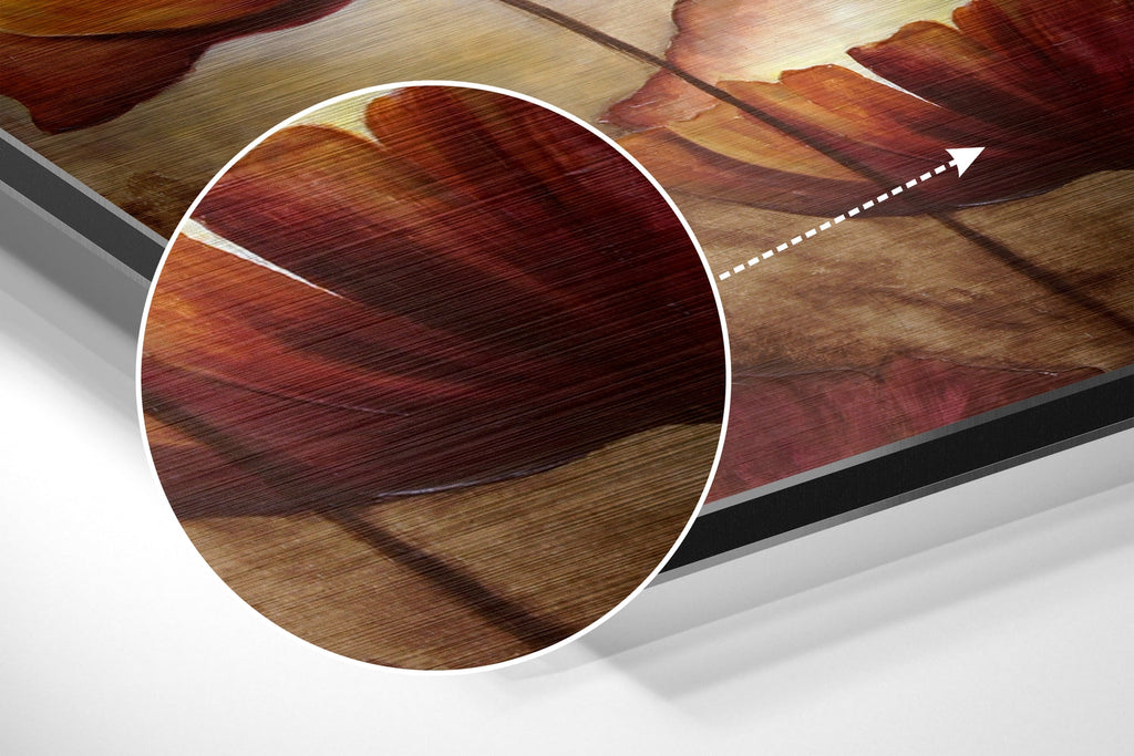 Puppies Brushed Aluminium Dibond Wall Art