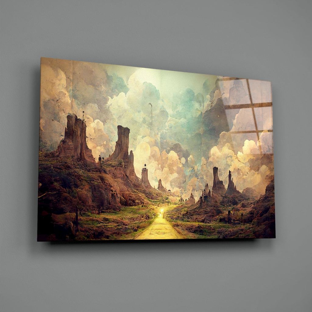 Road to the End Glass Art  || Designer Collection