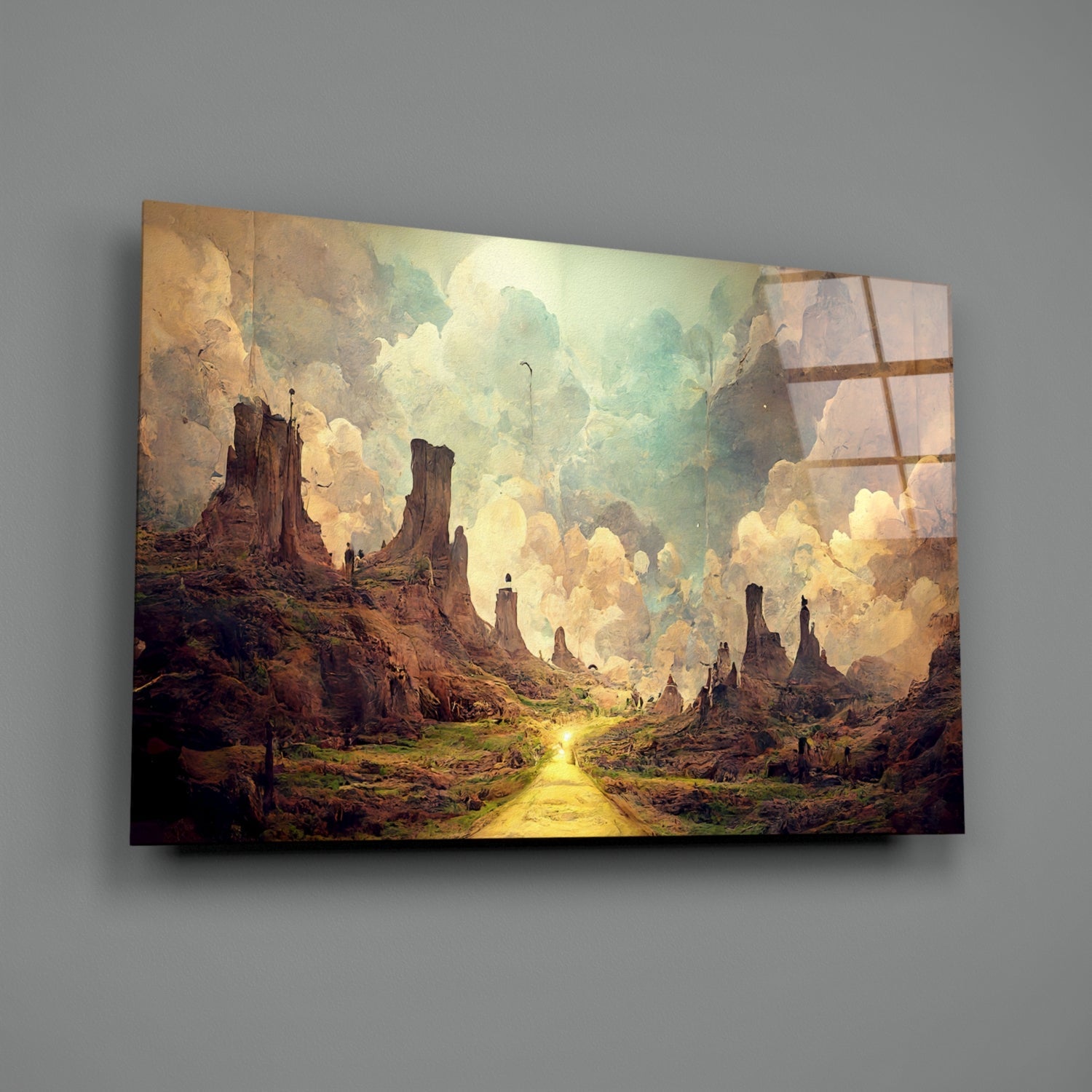 Road to the End Glass Art  || Designer Collection