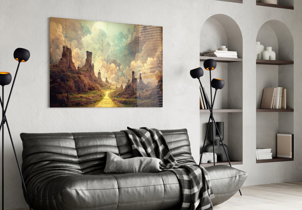 Road to the End Glass Art  || Designer Collection