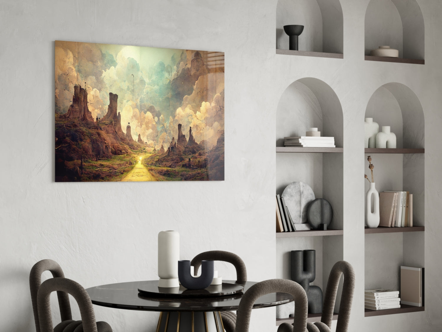 Road to the End Glass Art  || Designer Collection