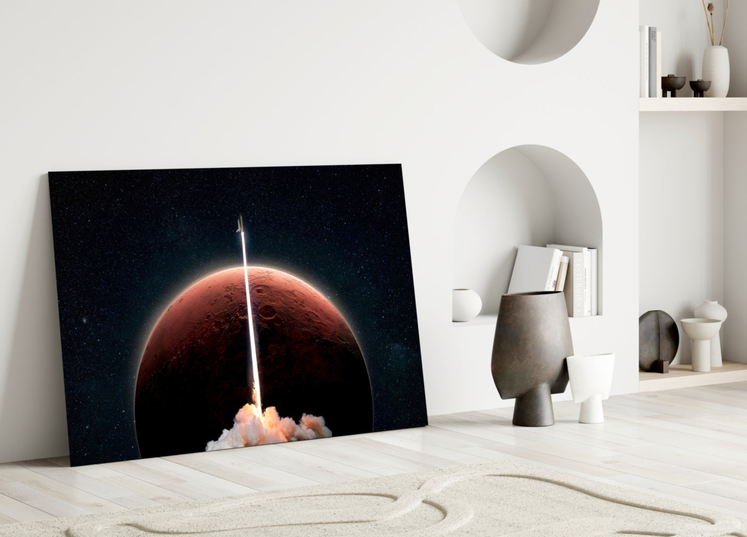 Abstract Art Glass Wall Art