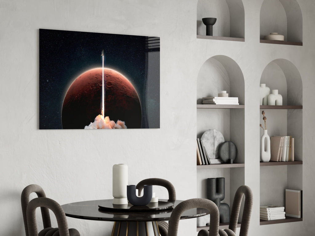 Abstract Art Glass Wall Art